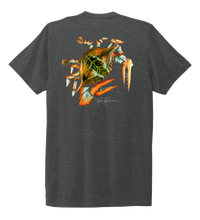 Load image into Gallery viewer, Ronnie Reasonover, The Crab, Crew Neck T-Shirt in Slate Black