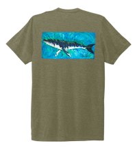 Load image into Gallery viewer, Ronnie Reasonover, The Whale, Crew Neck T-Shirt in Earthy Green