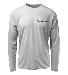 Ronnie Reasonover, The Crab, Performance Long Sleeve Shirt in Pearl Grey