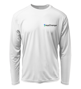 Ronnie Reasonover, The Crab, Performance Long Sleeve Shirt in Marine White