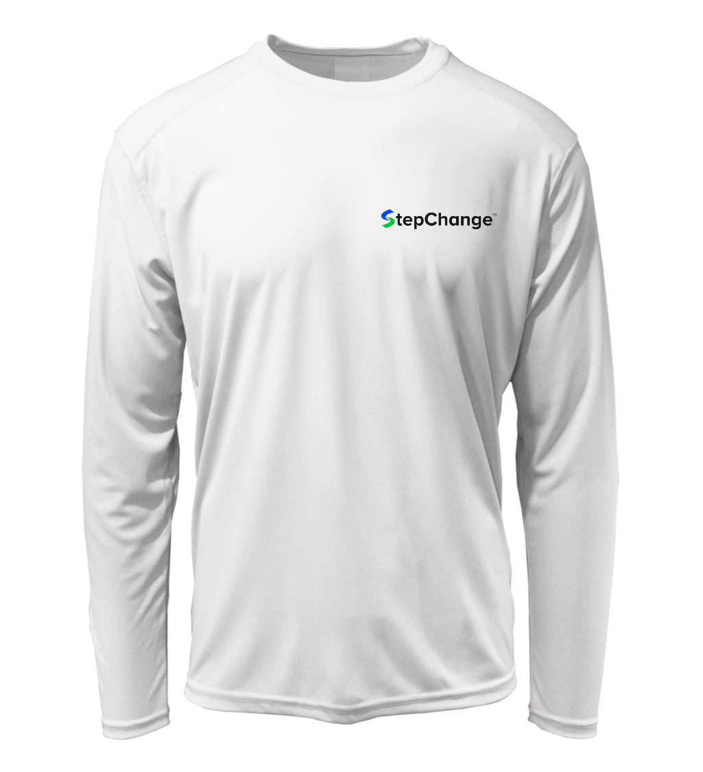 StepChange Performance Shirt in Marine White