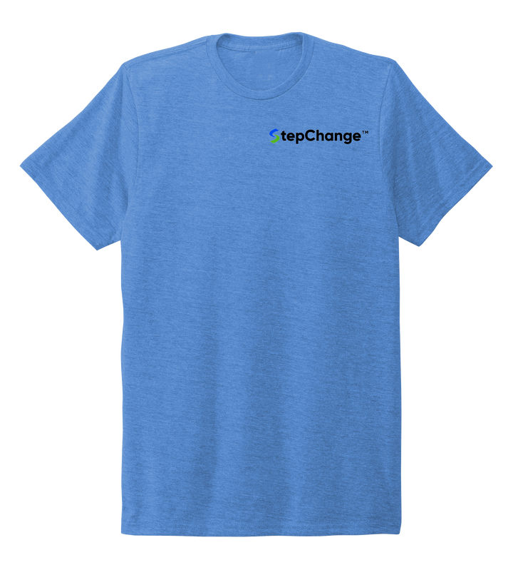 Crew Neck T-shirt in Sky Blue