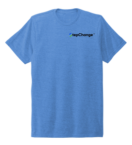 StepChange Unisex Crew Neck T-shirt in Sky Blue