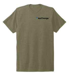 Lauren Gilliam, Recycle, Unisex Crew Neck T-shirt in Earthy Green