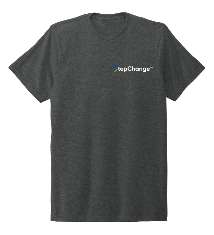 Crew Neck T-shirt in Slate Black