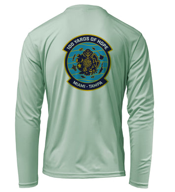 FORCE BLUE 100 YARDS OF HOPE Shirt in Sea Foam Green